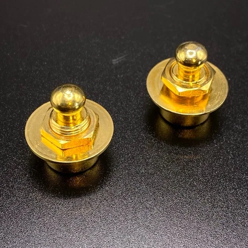 Schaller Guitar Strap Locks Gold Lock Pair/Set, Made in Germany Genuine
