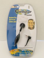 Cellular Phone Headset for Universal 2.5mm Jack