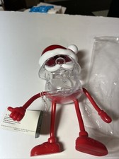 Vintage Russ Ben D Treats Santa Claus Poseable New NIP 7" Ornament Hung Tab Head