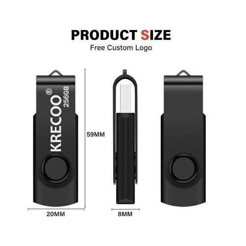 256GB Flash Drive Thumb U Disk Memory Stick Pen PC Laptop Storage Yellow - Afbeelding 6 van 12