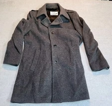 Whaling Mfg Company Wool Pea Coat 44L Made in USA 80% Wool