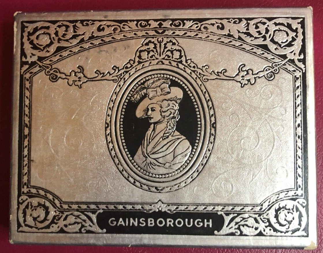 Vintage Gainsborough E.E. Fairchild 2 Deck Set Playing Cards opened & used