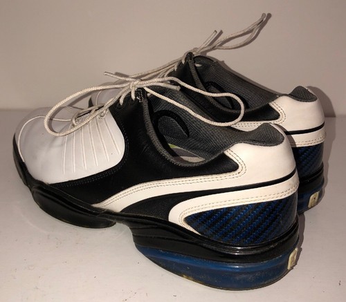 Footjoy Flex Zone Mens Black/White Golf Shoes Size 11.5M - Picture 2 of 6