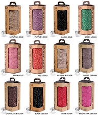 1MM Metallic Polished Hemp Twine Hemptique Cord Macrame String 20lbs 205ft Spool