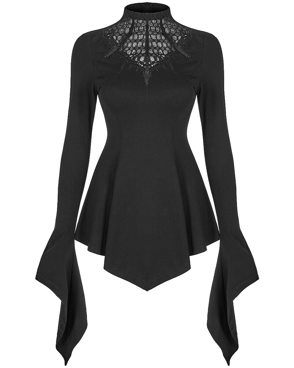 Mujer Blusa Punk Rave