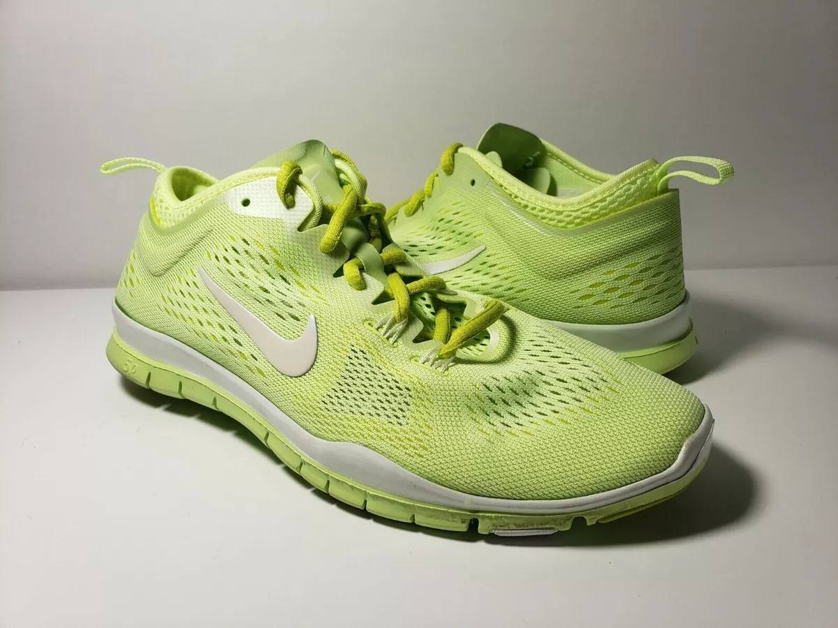 Nike Womens Free 5.0 Tr Fit 4 Breath Shoes Green Sneakers - Size 7 eBay