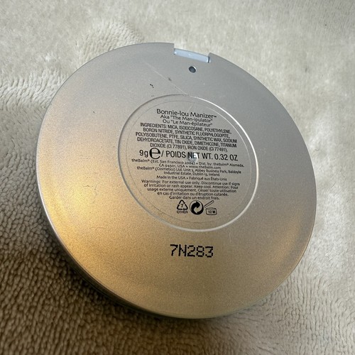 The Balm Cosmetics BONNIE-LOU MANIZER. Highlighter, Shadow .3oz No Box - Picture 3 of 3