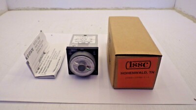  ISSC 1068-1P9B-1-1 TIMER REPEAT CYCLE 120-240VAC 16 RANGES DPDT RELAY NIB