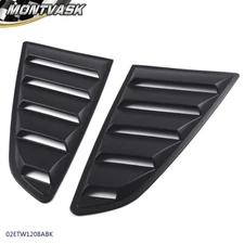 Fit For 2015-2021 Ford Mustang Rear Side Vent Window 1/4 Quarter Scoop Louver