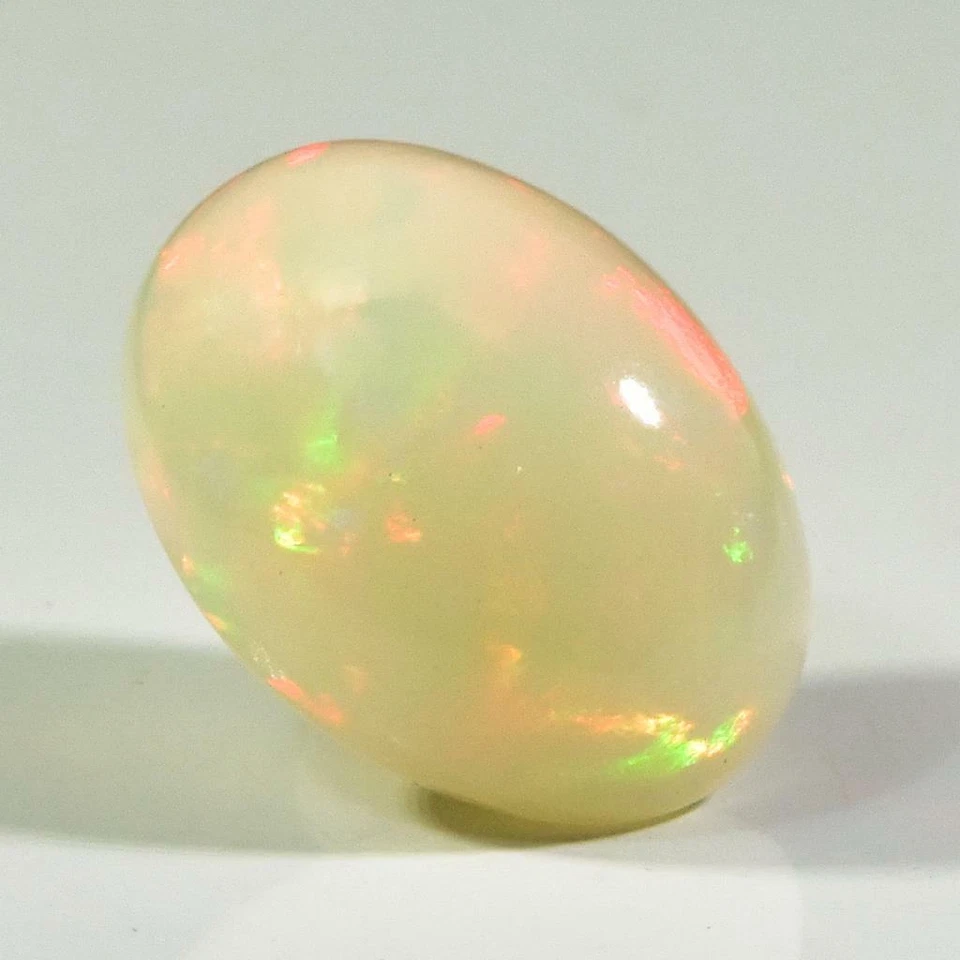 9,00 карат валлийский опал Эфиопия яркий многоцветный кабошон чистый натуральный драгоценный камень - Изображение 2 из 4