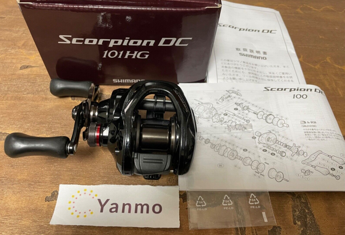 Shimano 17 Scorpion DC 101 HG Left Handle Bait Reel 7.2:1 W/Box Excellent++