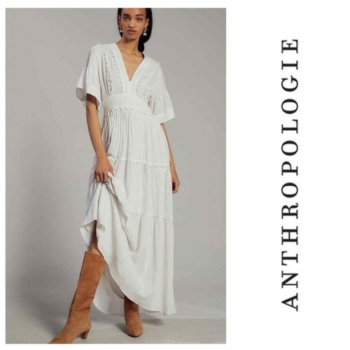 Anthropologie Magali Pascal Tiered Lace 