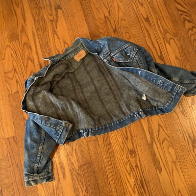 Vintage 90s USA Men's LEVI'S 70506 TRUCKER FLANNEL LINED Vintage 90s USA Men's LEVI'S 70506 TRUCKER FLANNEL LINED