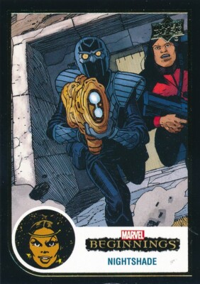 #61 NIGHTSHADE 2022(2023) Upper Deck Marvel Beginnings BLACK NIGHTHAWK AVENGERS
