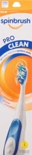 Spinbrush PRO CLEAN Battery Powered Toothbrush, Soft Bristles, 1 Count, Gold or