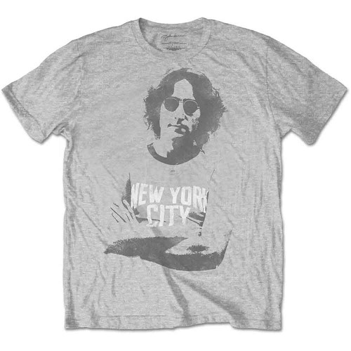 T-shirt John Lennon Imagine The Beatles - Noir, 100% Coton, Ample - Neuf Avec étiquettes