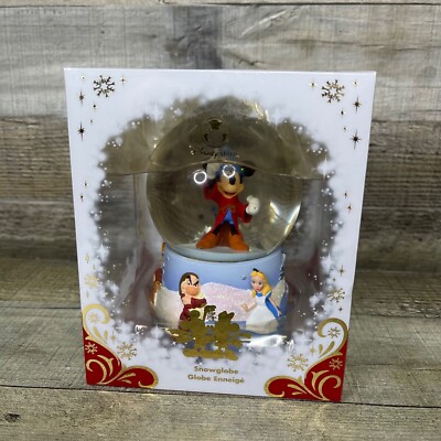 Mickey Mouse Wizard Snow Globe Fantasia Sorcerer's Apprentice Disney Store
