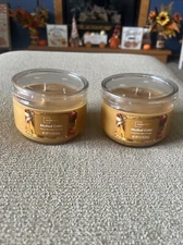 2 Mainstays MULLED CIDER 3 Wick Jar Candles 11.5 oz