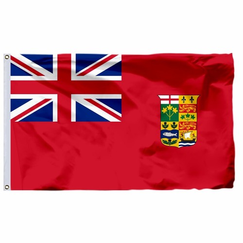 Canada Historical Flag 1868 1921 1957 3X5 3X6FT Canadian Newfoundland Olympic - Picture 7 of 17