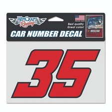 Riley Herbst 2025 Wincraft 35 Car Number Decal 7 x 4.75
