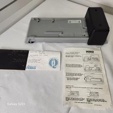 NBS 810 Flatbed Credit Card Thermal Monochrome Imprinter Manual Swipper Portable