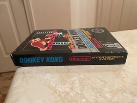 Donkey Kong Nintendo NES NO HANGTAB VARIANT 3 Screw CIB Complete Authentic RARE