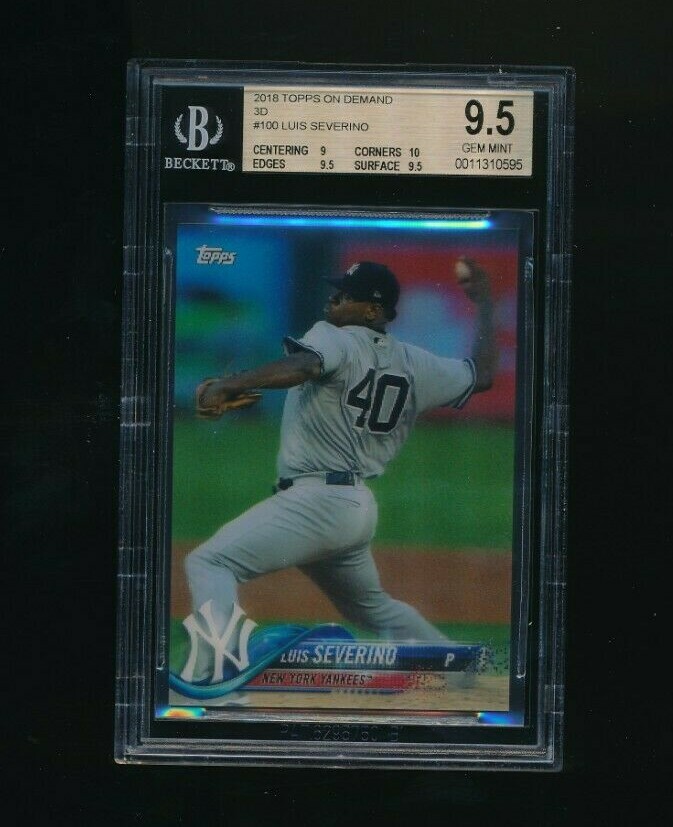 2018 Topps On Demand 3D #100 Yankees Luis Severino BGS 9.5