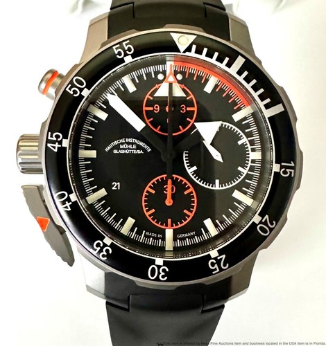 Muhle Glashutte S.A.R. Flieger-Chronograph M1-41-33-KB Preowned. No Reserve.