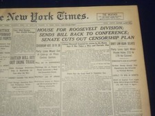 1917 MAY 13 NEW YORK TIMES - HOUSE FOR ROOSEVELT DIVISION - NT 9142