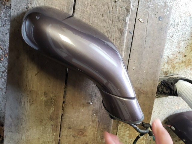 97-04 Corvette C5 Passenger Side View Mirror PURPLE with Memory RIGHT