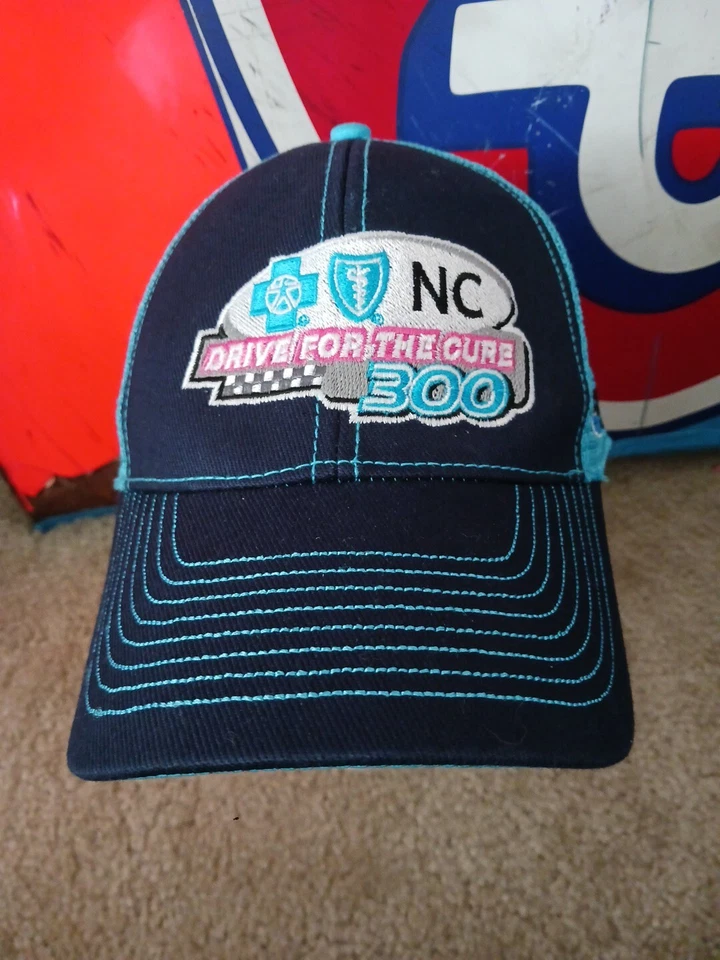 Penske Racing Team Issued Drive For The Cure 300 Victory Lane Hat NASCAR Brad K - Image 2 of 4
