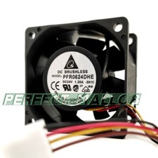 FOR Delta PFR0624DHE 6038 24V 1.20A 6CM 4-wire PM speed regulation cooling fan