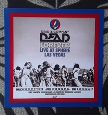 Dead And Company @ Sphere 2025 VEGAS  Dead Forever Promo Magnet 