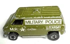 Hot Wheels Blackwall 1977 Khaki Kooler Military Police Super Van US Army Rare BW