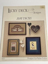 Lucky Duck Designs Just Ducky No 1 Cross Stitch Pattern