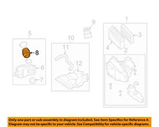 NISSAN OEM Air Cleaner Intake-Duct Hose Tube 165775Y700