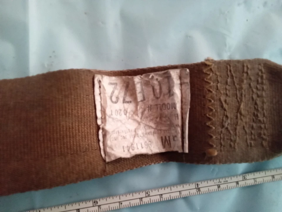 Cinturón de seguridad GM Chevelle GTO GS Buick 1972 Foto 2 de 4