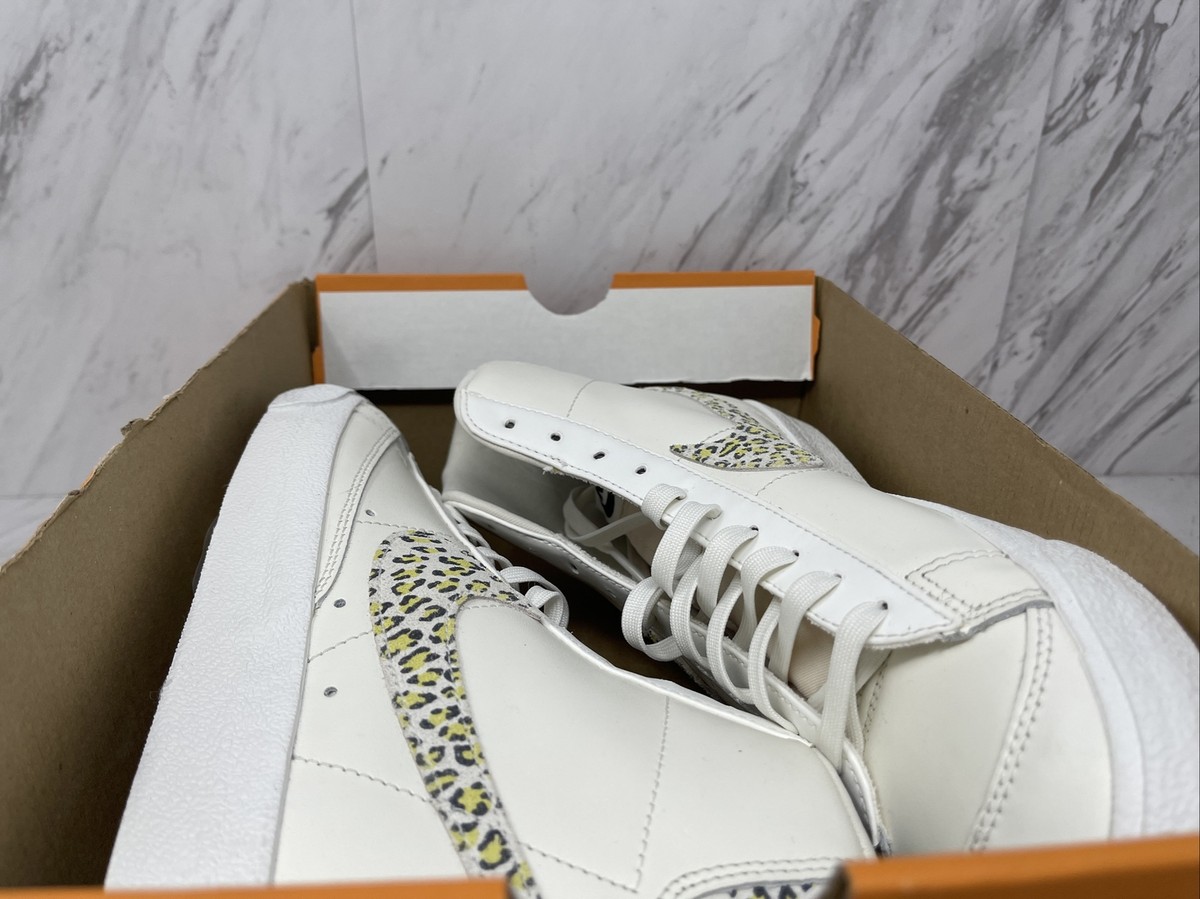 Nike Blazer Mid '77 SE Leopard Sail Lemon Twist DH9633-100 Nike Blazer Mid '77 SE Leopard Sail Lemon Twist DH9633-100