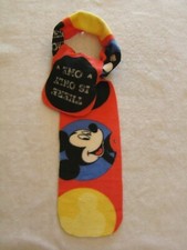 New Red Scarf Mickey Mouse There Is Only One Large Dots all over 60" L 6 1/2" W
