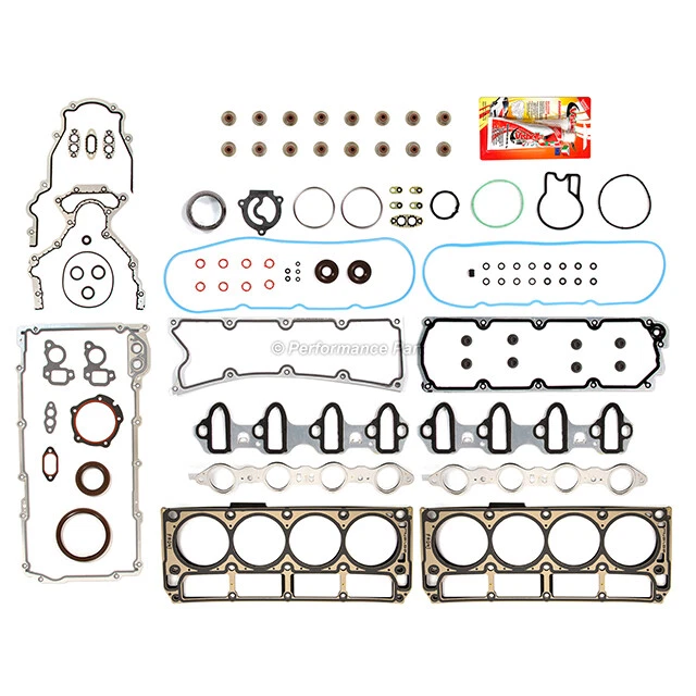 7 Layers Full Gasket Set Fit 04-09 Vortec 6000 GM 6.0L V8 LQ4 LQ9 LS2 - Image 2 of 4