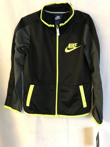Boys NIKE Black Athletic Jacket Full 