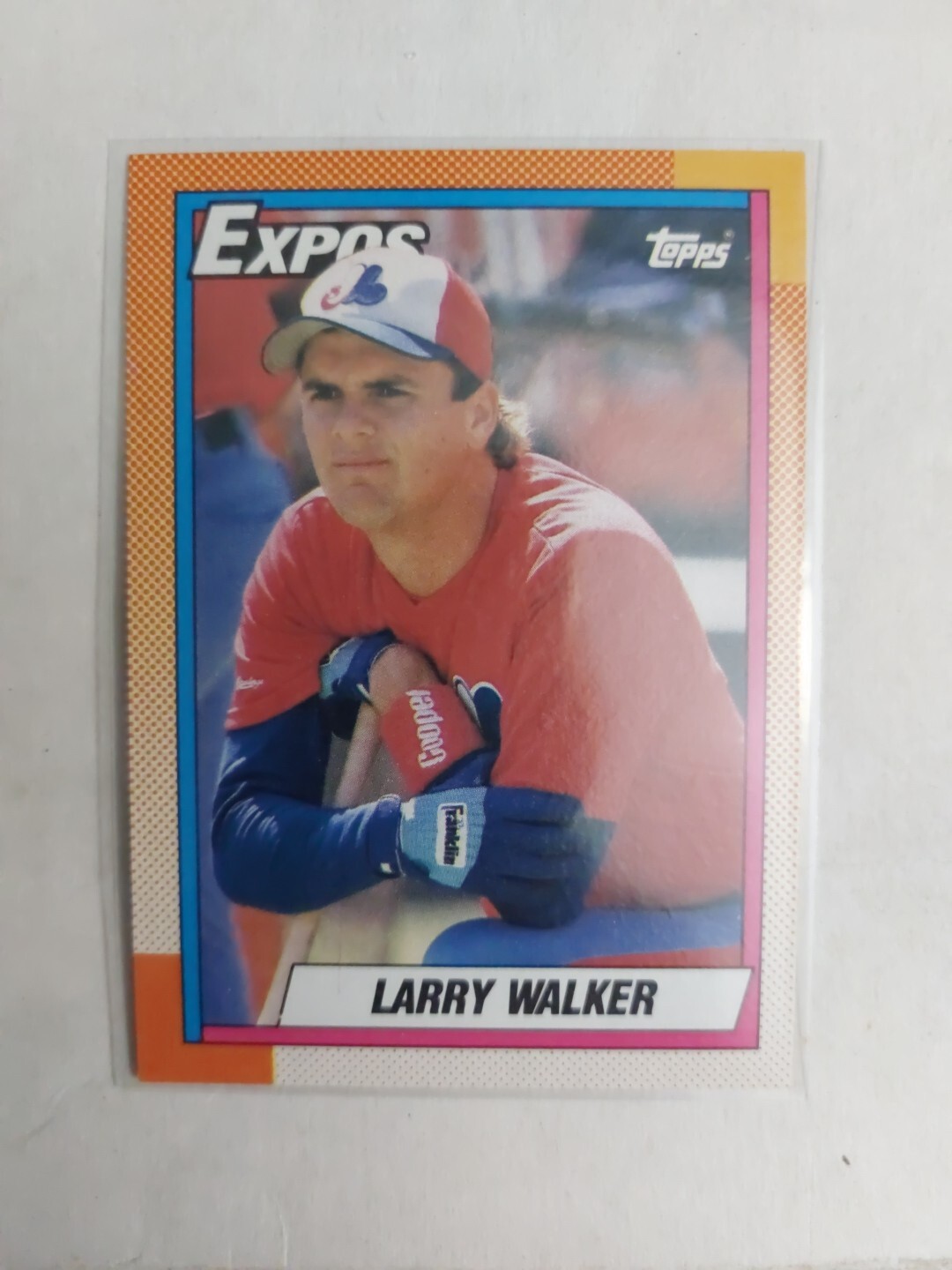 1990 Topps Larry Walker #757 Rookie