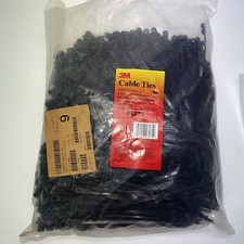 Lot of 1000 3M Cable Ties 8 5/16 in Nominal Length Tensile Strength 50lb