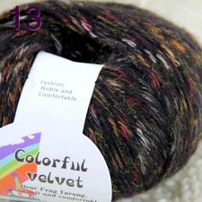 Sale 1SkeinsX50gr Luxury Soft MOHAIR Colorful Shawls Hand Knit Crochet Yarn 13