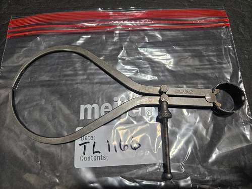 VINTAGE MITUTOYO 8" SPRING JOINT FLAT LEG OUTSIDE CALIPER USA (TL1166)