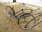 DUNELT Antique English Bycycle Sturmey Archer 3 speed Twist grip control Nice & — photo 3
