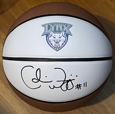 Candice Wiggins Signed Autographed Minnesota Lynx Logo Basketball Stanford JSA