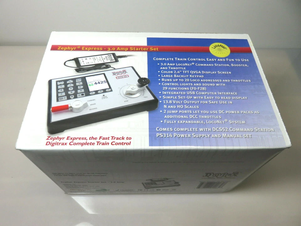 Digitrax ZEPE DCS52 Zephyr Express DCC 3 AMP Starter Set NIB - Image 2 of 4