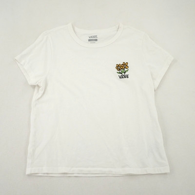 Vans Pick Peace Mini Tee White Womens XL Casual Graphic Shirt