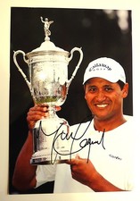 MICHAEL CAMPBELL (NZ) SIGNED 12" 8" GLOSSY PHOTO - WON 2005 US OPEN CHAMPIONSHIP